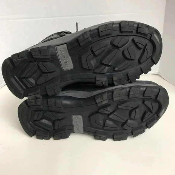 Lands End Mens High Top Hiking Boots Leather - Picture 8 of 8